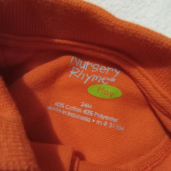 Nursery Rhyme Play Polo Onsie Set size 24M - Picture 2 of 4